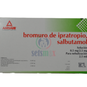 Bromuro de ipratropio, salbutamol
